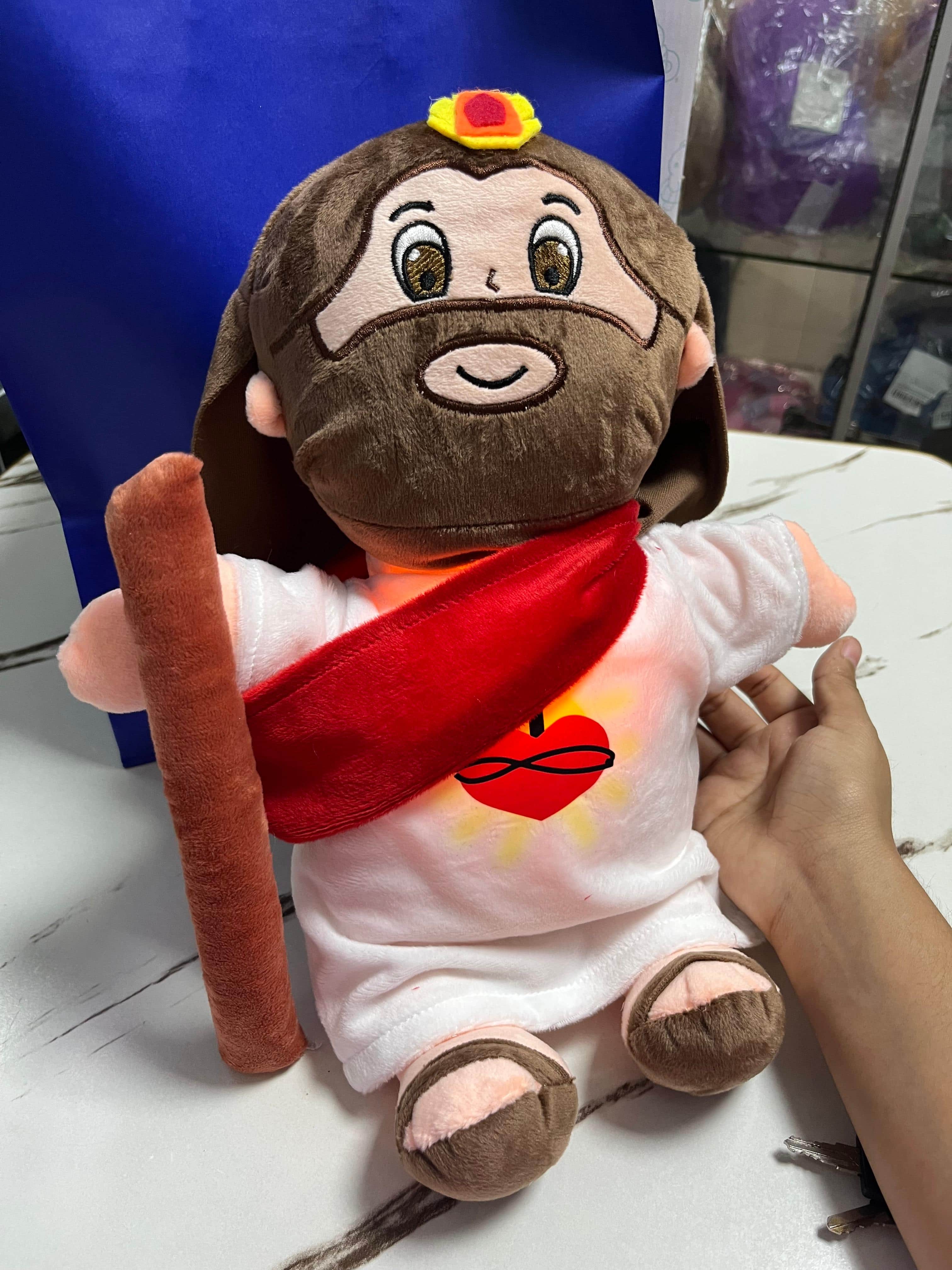 Peluche respirable con luz y música